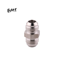 EMT High Quality JIC male thread nipple  stainless steel fittings straight  transition hydraulic joint